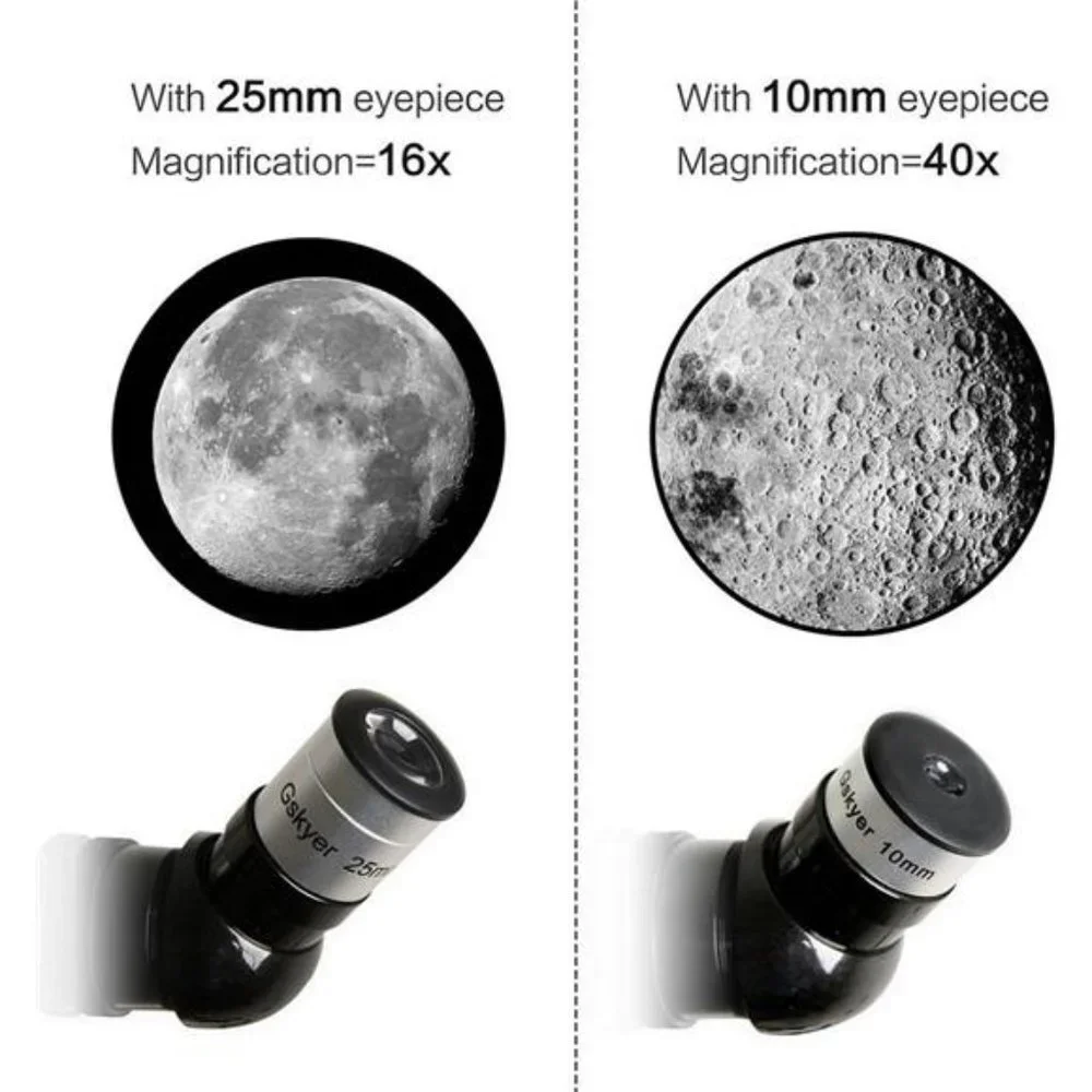 Telescope, 70mm Aperture 400mm AZ Mount Astronomical Refracting Telescope